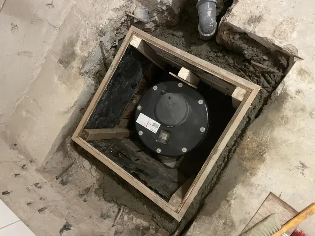 Wapro WaBack RSD non-return valve ger sinnesfrid husägare Mantorp med pålitligt översvämningsskydd
