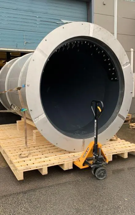 Wapro WaStop skyddar Esbjerg hamn höga havsnivåer Danmark största DN1800 backventil mot vågor och översvämning