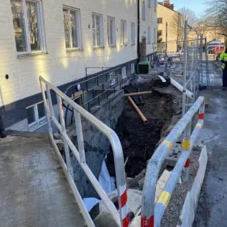 wapro-basement-drain-eliminates-basement-damage-historic-buildings-uppsala-us Wapro basement drain eliminates basement damage in historic buildings Uppsala with efficient drainage system