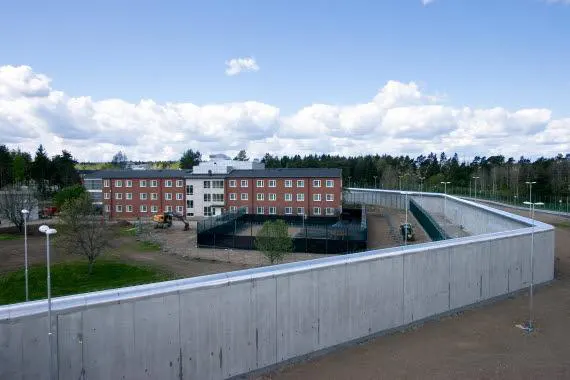 WaStop non-return valve installed as sound barrier at Sala prison for housing within correctional services